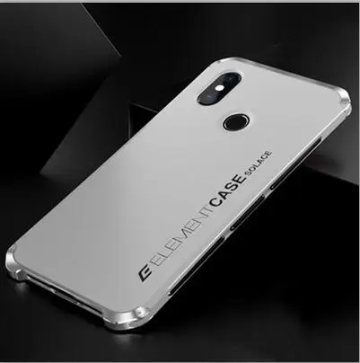 All Sliver Металлический каркас телефона чехол для Xiaomi mi 8 тонкий жесткий Alu mi nium Hybrid PC Shell для Xiaomi mi 8 Чехлы для Xiaomi mi 8 Funda - Цвет: All Sliver