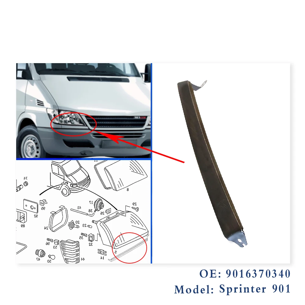 Новый бренд для Sprinter 901 1995 2006 фары Монтажная отделка Oem 9016370340|Абажуры| |