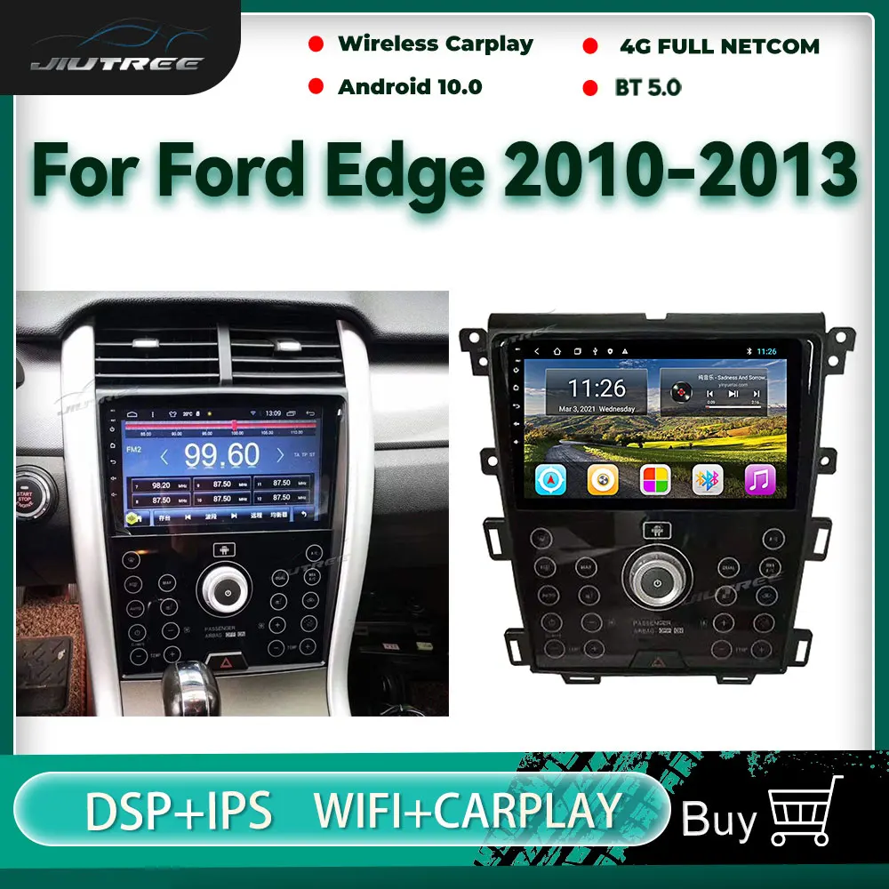 

2 Din Android 10.0 Car Radio For Ford Edge 2010 2011 2012 2013 Car GPS Navigation Wireless Carplay Multimedia DVD Radio Player