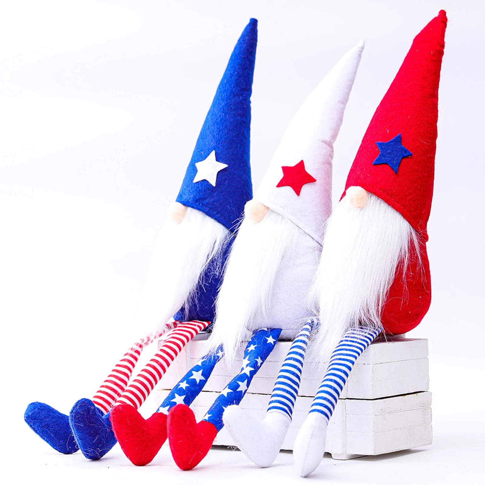 Патриотическая гномная кукла карликовая плюшевая украшения праздничные подарки