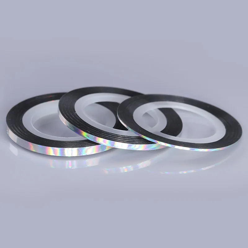 silver 13 шт./лот, наклейки для ногтей, полоски, клейкая лента, Полоска, слайдеры, 3D, сделай сам, украшение для ногтей, дизайн ногтей - Цвет: silver