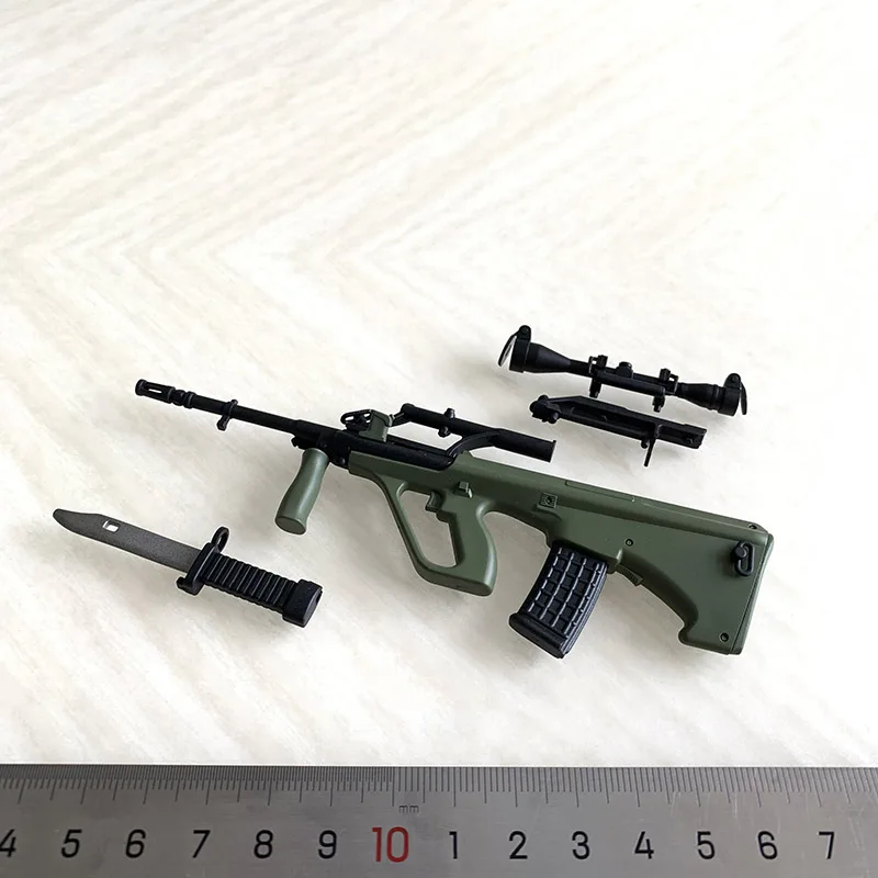 

1:6 soldier spare parts automatic rifle soldier weapon soldier gun model 1:6 scale miniature modelfor 12" Action Figure Body