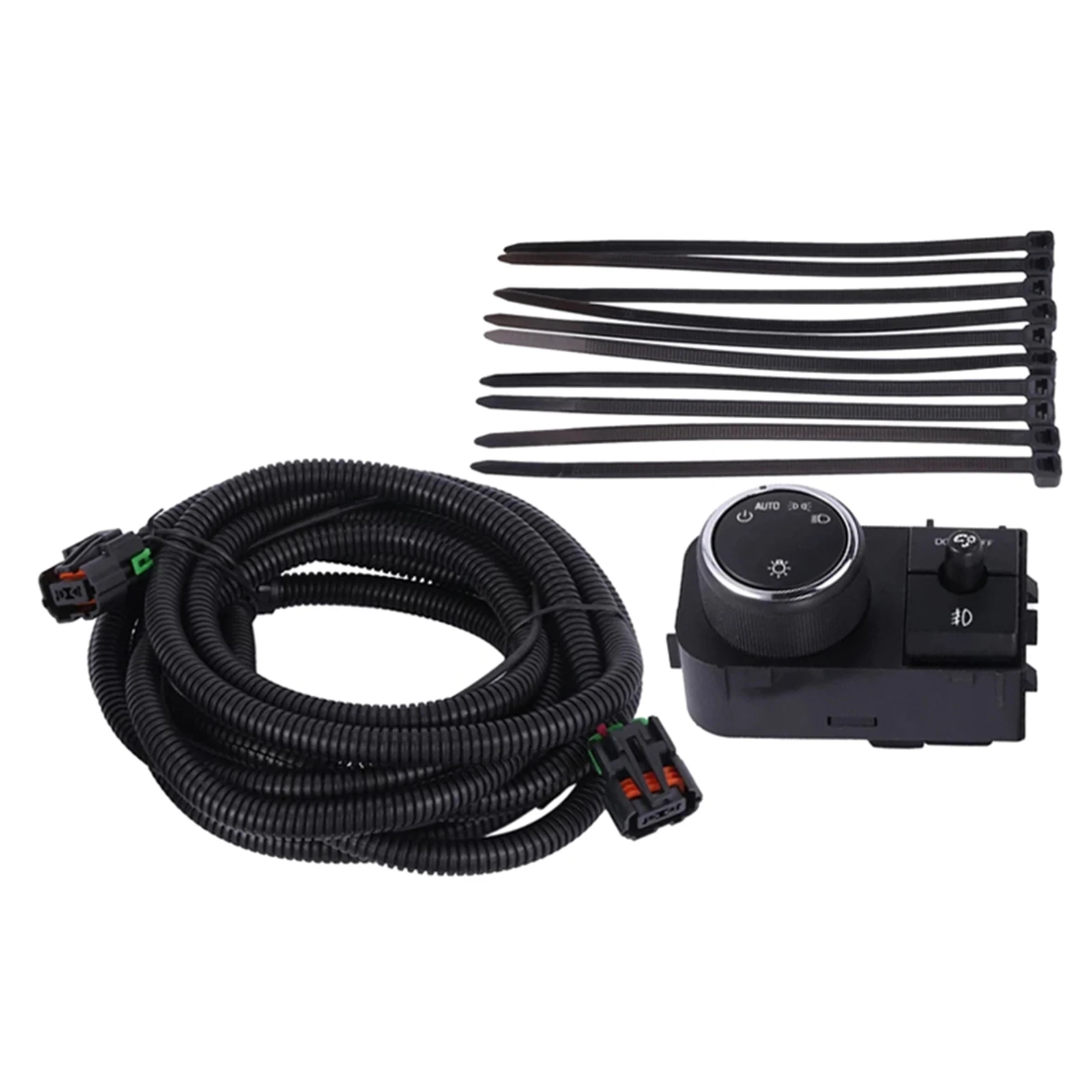 

Black Fog Light Wiring Harness & Switch 15096895 Replaces For Chevy 07-14