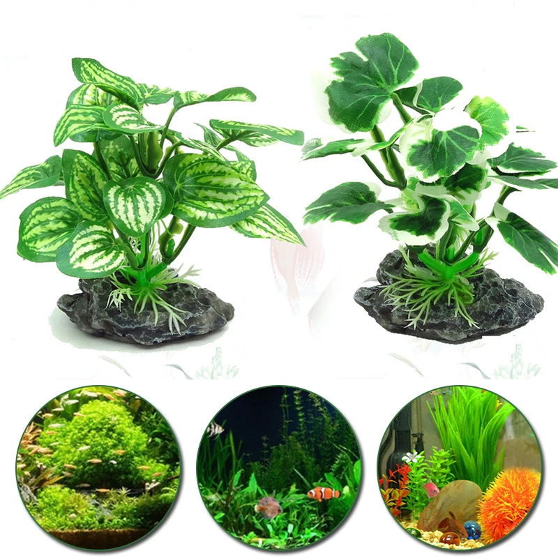 

Simulated Aquatic Weed Aquarium Accessories Fish Tank Grass Decorations Ornaments Decor Plastic Aquatic Water Plant Grass