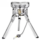 Газовая плита B16 Pro 6800 Вт, горелка для кемпинга с сильным огнем, наружная плита для кемпинга для команды, семейная Bl100