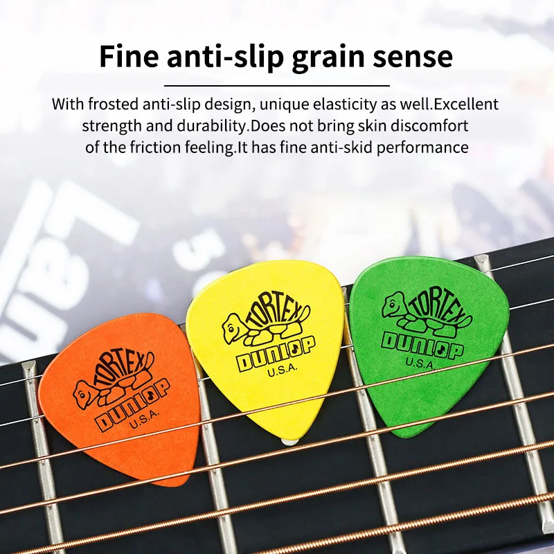 6 stück plektren dunlop tortex bass vermittler für akustische elektrische guitarra dicke 0 50 60 73 0 8811 14mm free global shipping