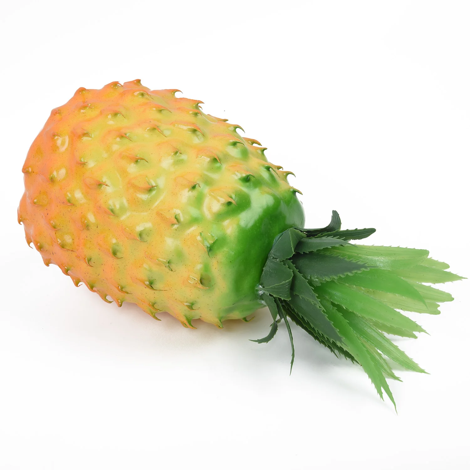 

Artificial Medium Pineapple 5.5x10 Plastic Decor Fruit Yellow Pineapples Fake