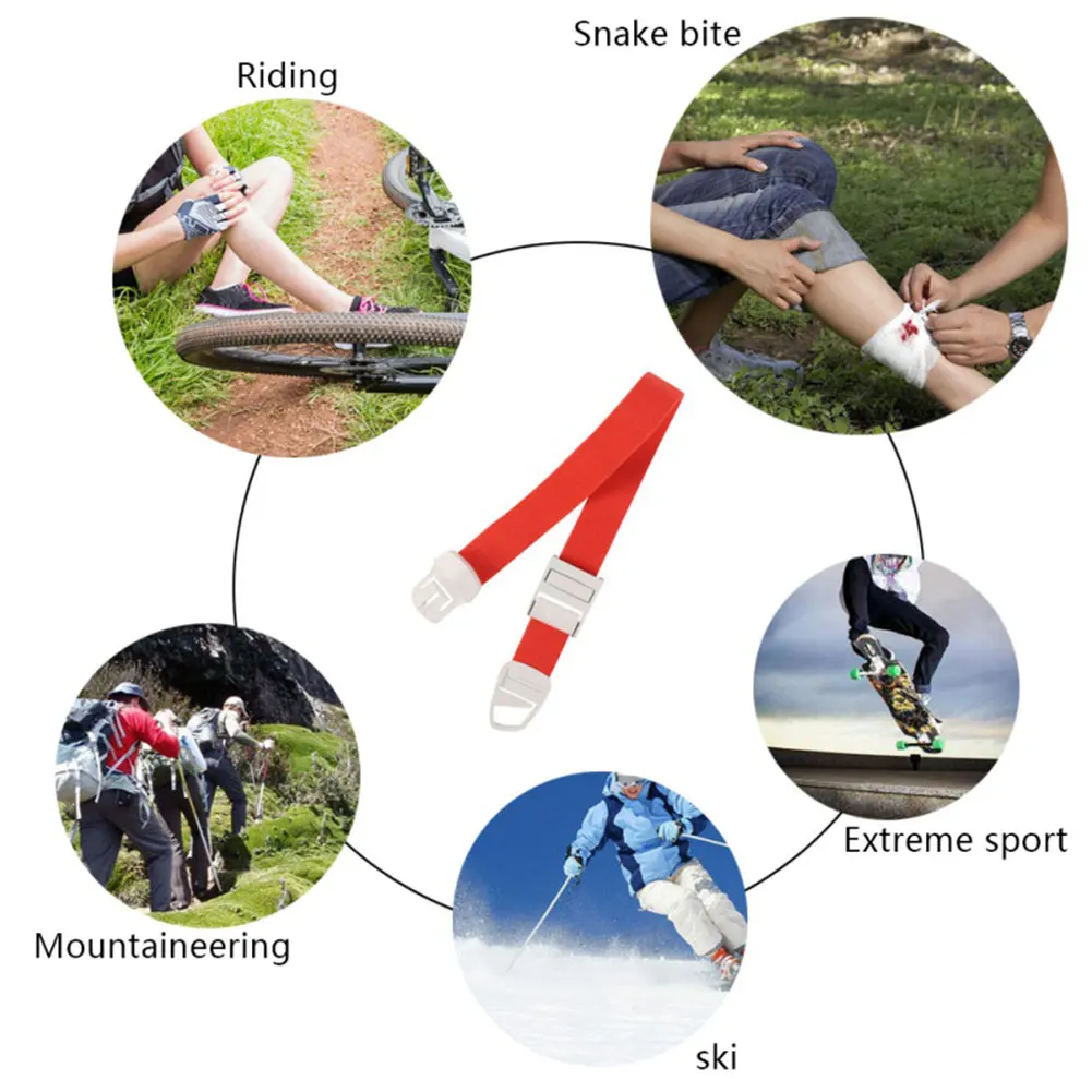 Hemostasis Effect Good Portable Emergency Tourniquet Military Step Practical Medical Strap Outdoor Tourniquet Snap Tourniquet