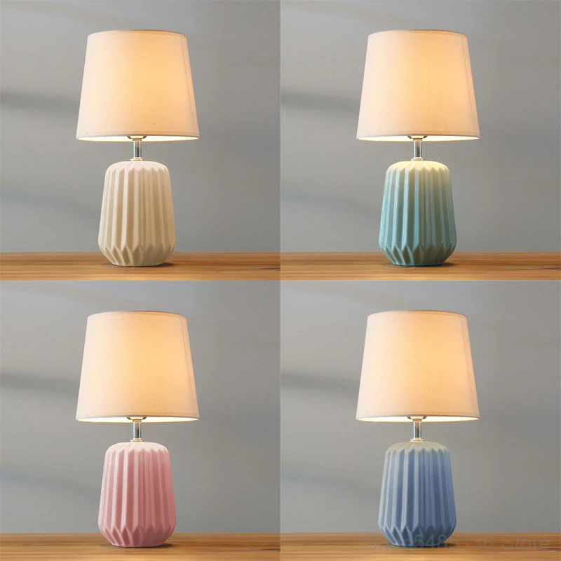 Европейский Стиль творческих настольная лампа Романтический Теплый Спальня