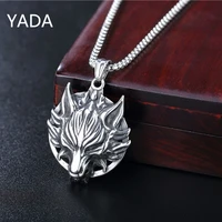 yada fashion wolf shaped presentsnecklace for men women jewelry stainless steel necklaces alloy gothic necklace gifts se210094