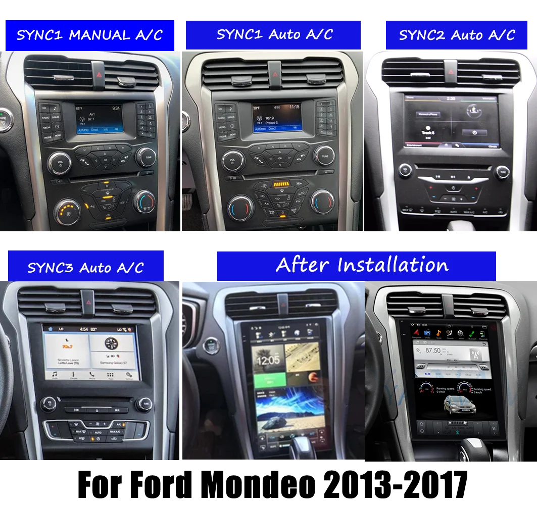 

PX6 Android 13,6 дюймовый мультимедийный плеер автомобильное радио для Ford Mondeo 2013-2017 Tesla вертикальный авто GPS навигация видео