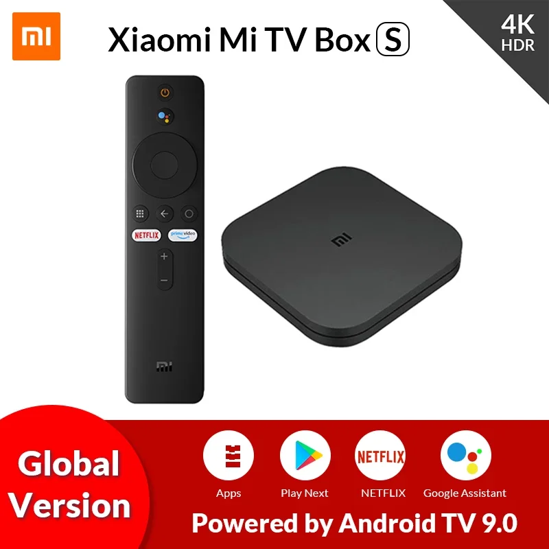 Приставка Смарт-ТВ Xiaomi Mi TV Box S 4K 9 0 HDR 2 + 8 Гб Wi-Fi | Электроника