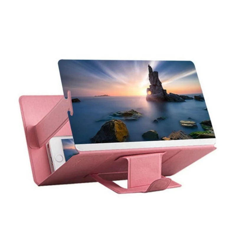 Новый дизайн портативное увеличительное стекло из искусственной кожи с