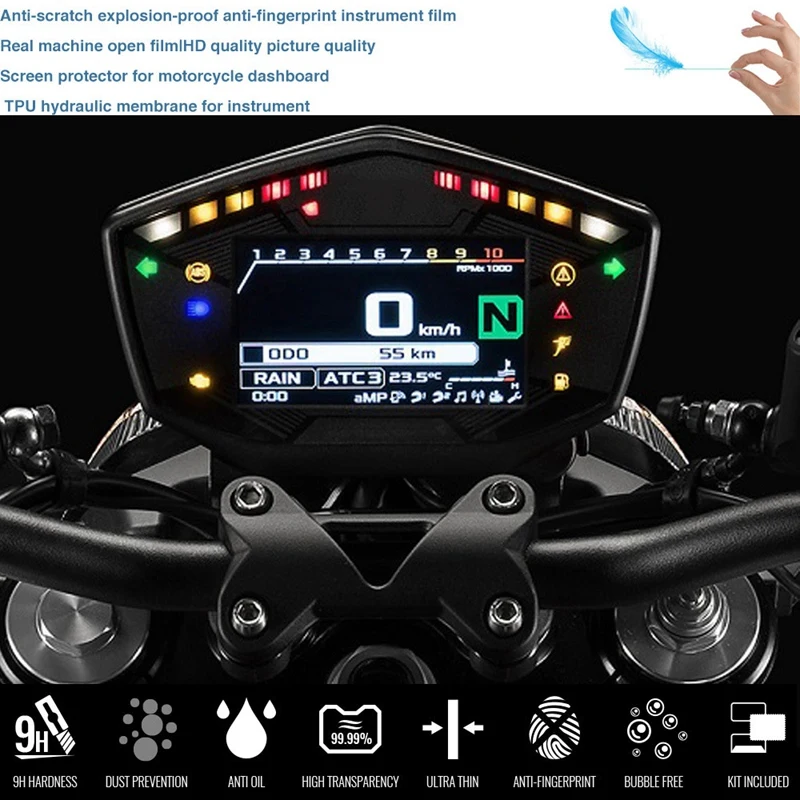 

Motorcycle Cluster Scratch Protection Film Screen Protector for Aprilia Shiver900 RSV4 TUONO 2017-2019
