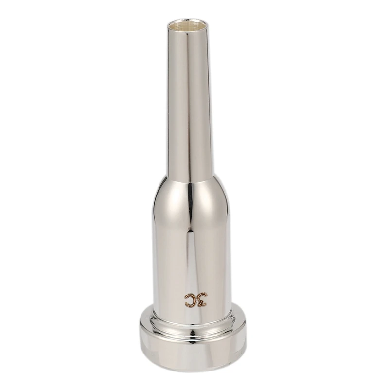 Trumpet Mouthpiece Meg 3C Size Silver for Bach Beginner Musical Accessories Parts with LOGO | Спорт и развлечения