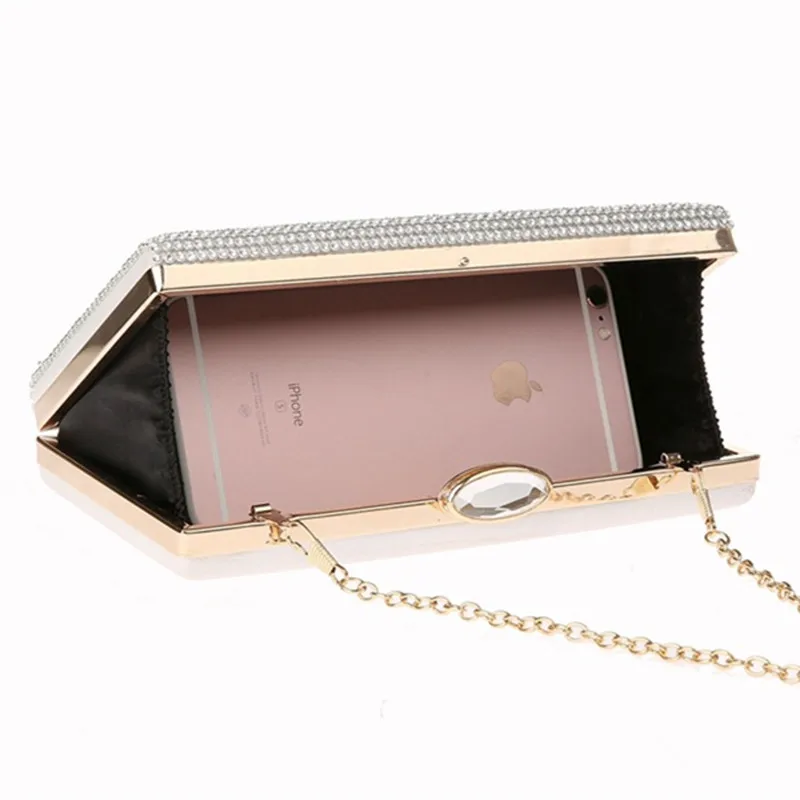 Блестящие стразы Женская вечерняя сумочка модные Ужин сумка банкетный мешок