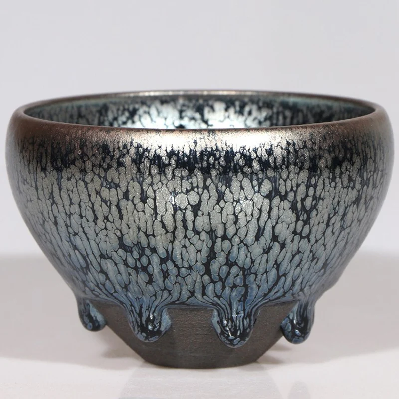 Старинная чайная чашка Jian Zhan кофейная CeramicTemmoku глазурь в японском стиле семейный