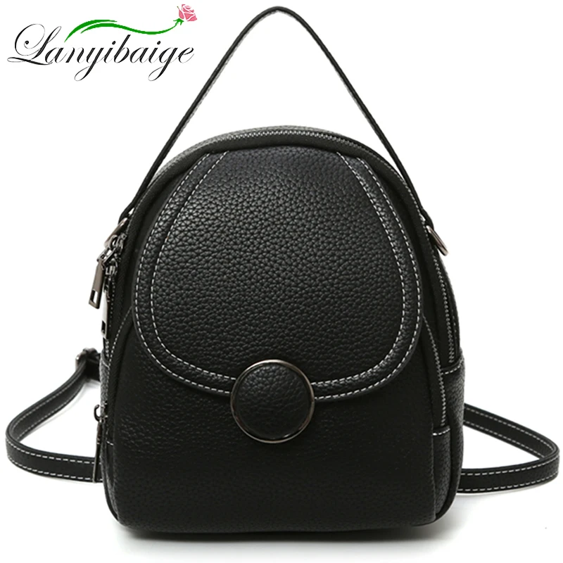 

Новый Винтажный женский рюкзак для отдыха, женские сумки на плечо, рюкзак высокого качества, кожаная школьная сумка для женщин, дорожные рюк...