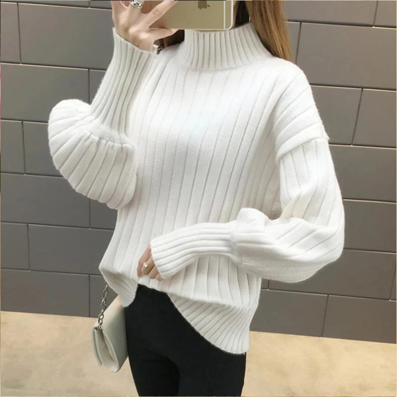 Пуловеры женское свободное зимнее пальто модель 2021 года модный джемпер с