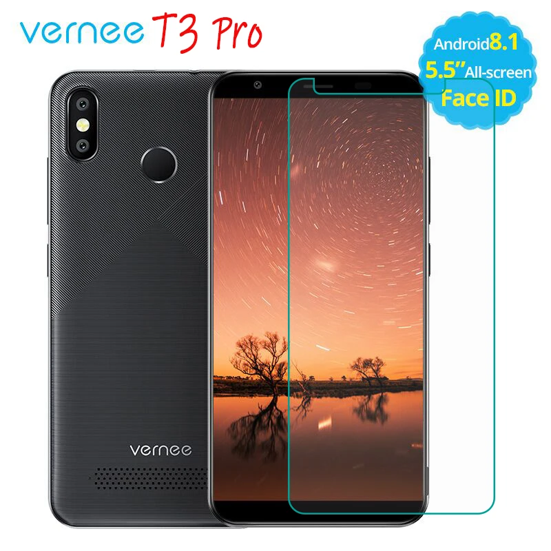 Для Vernee T3 Pro стекло против царапин защитное закаленное для T3Pro 5 дюймов Защитная