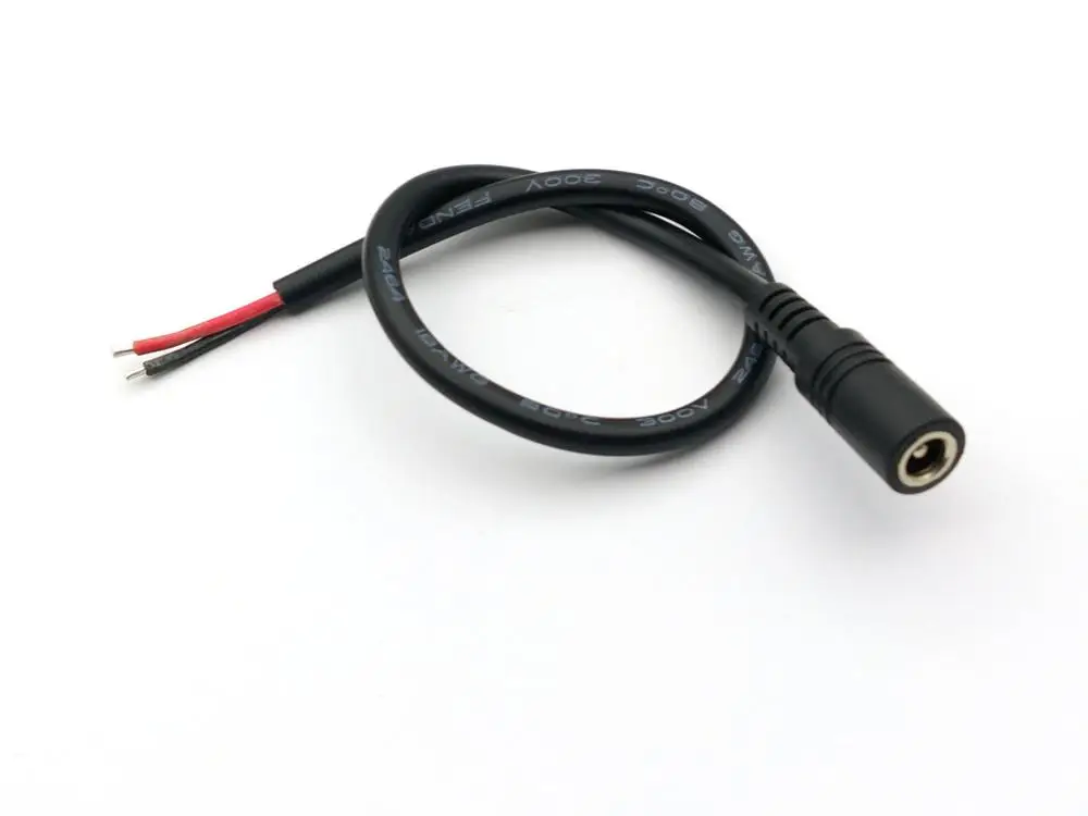 10 шт. 5 мм x 2 DC Power Female Socket18AWG кабель 27 см|Соединители| |