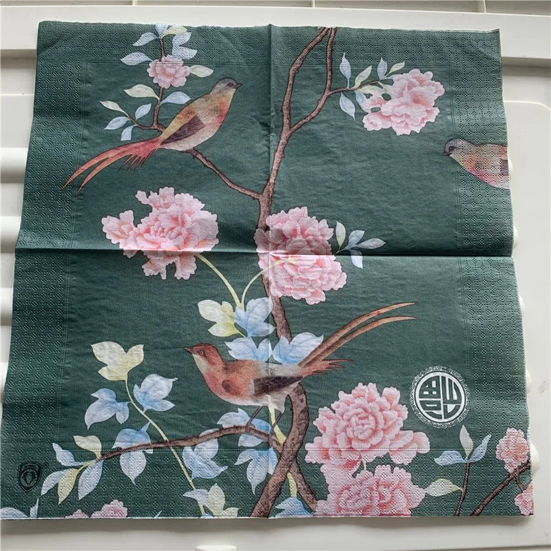 

Винтажные бумажные салфетки для декора 20 шт