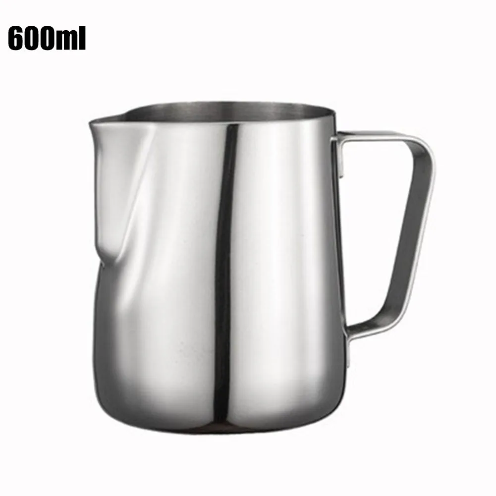 

Stainless Steel Espresso Coffee Milk Frothing Pitcher Milk Jug Barista Craft Latte Cappuccino Cream Frothing Cup 350/600ml