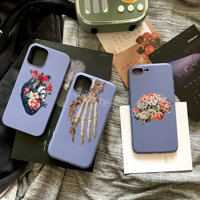 Чехол для телефона с медицинскими человеческими органы и сердцем IPhone 8 7 6s 6 Plus X Xr Xs