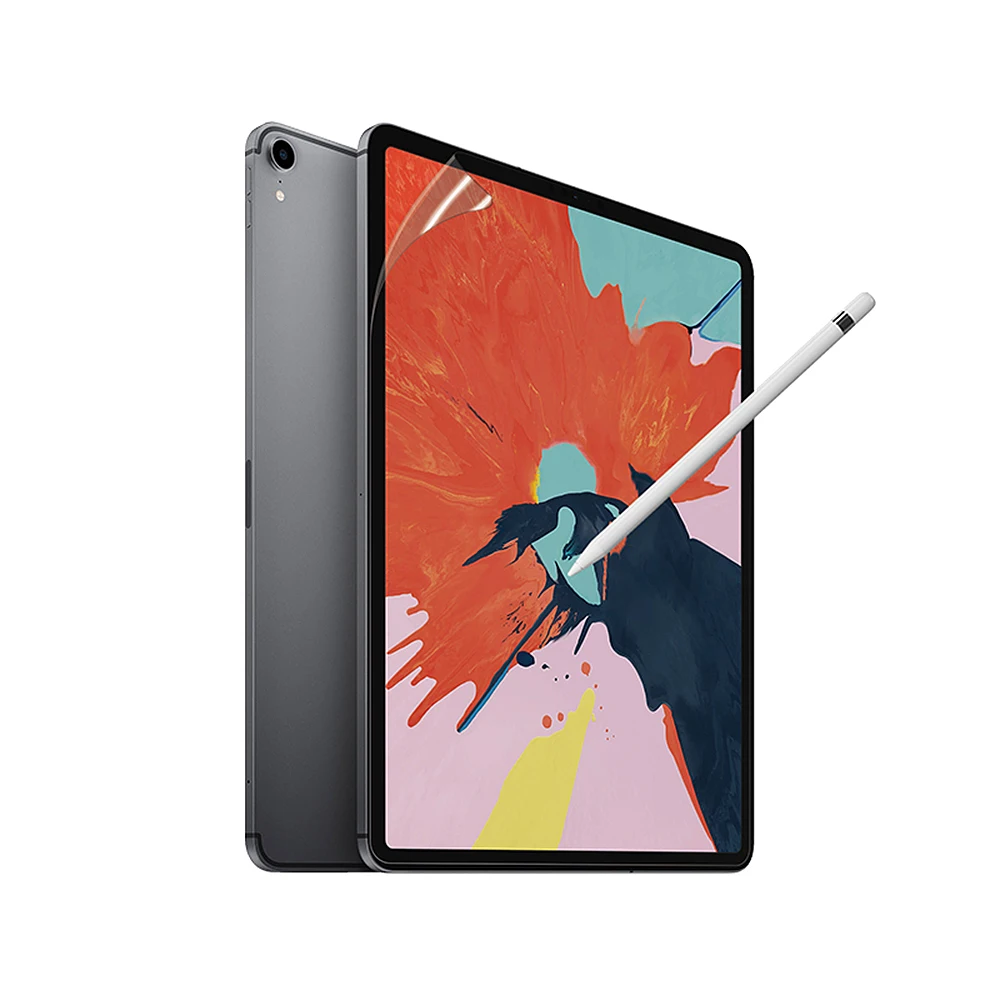 Защитная пленка для экрана на ощупь матовая ПЭТ без скольжения и бликов/высокая