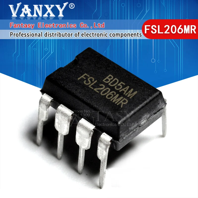 5 шт. FSL206MR DIP-8 FSL2O6MR DIP8 FSL206 DIP FSL206MRN | Электронные компоненты и принадлежности
