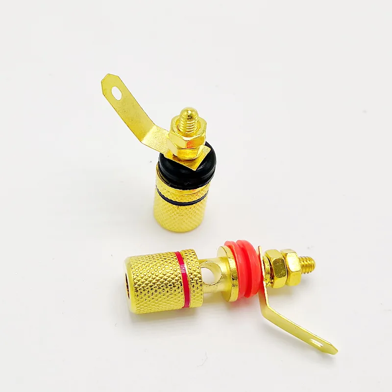 10 шт./лот позолоченный спикер терминал связывания пост Низкочастотный усилитель