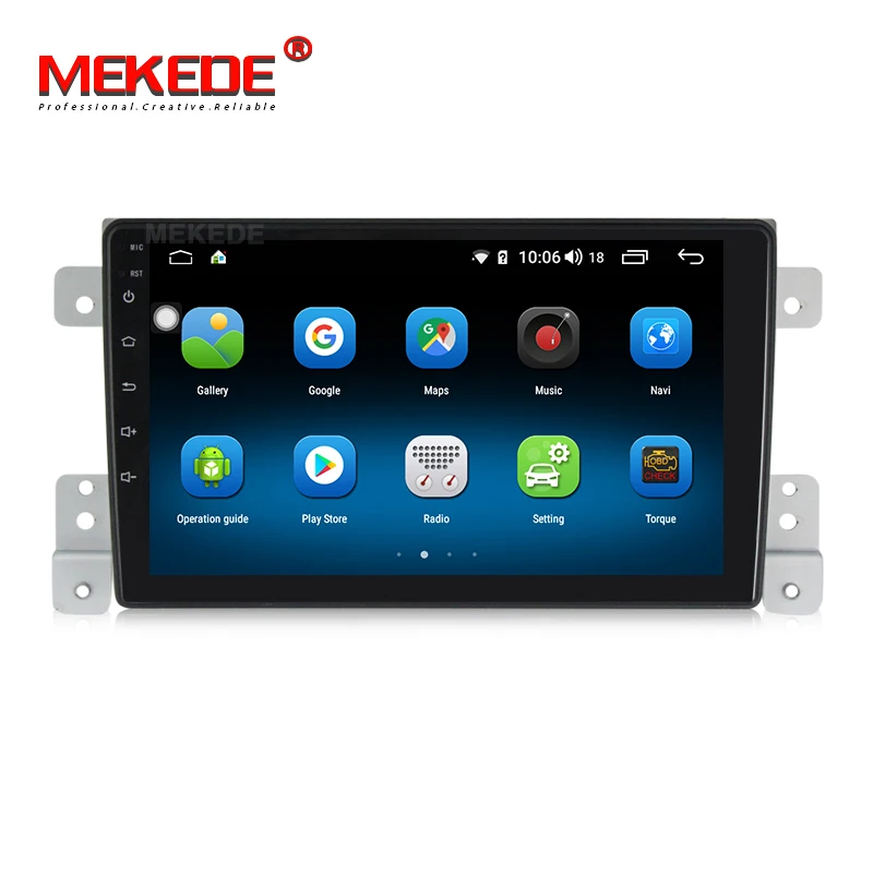 MEKEDE Free shipping Android 9.0 Car GPS Navigator dvd player for Suzuki Vitara Support Steering Wheel Control Wifi 4+64G | Автомобили и