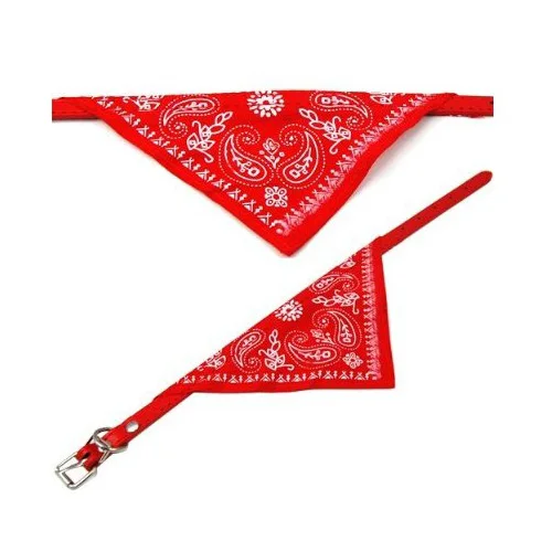 

Adjustable Pet Dog Cat Bandana Scarf Collar Small Size Red