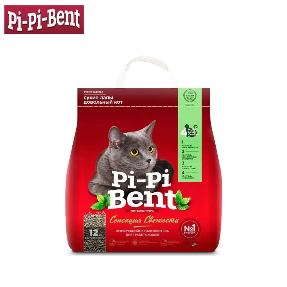 Наполнитель Pi Bent DeLuxe Classic комкующийся для Кошек 5кг|Лотки и товары туалета| |