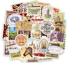 10  30  50 шт. серия печати граффити наклейка Ретро ностальгическое здание путешествия Водонепроницаемая наклейка оптовая продажа