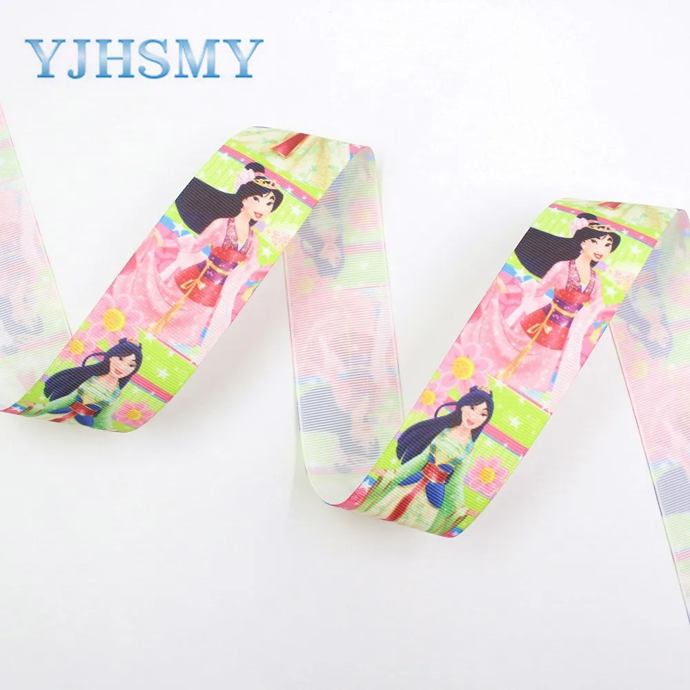 I-19802-1775 1-1/2 дюйма 38 мм 5yds принцессы термопереводной рисунок корсажная лента, бант, DIY ручной работы аксессуары