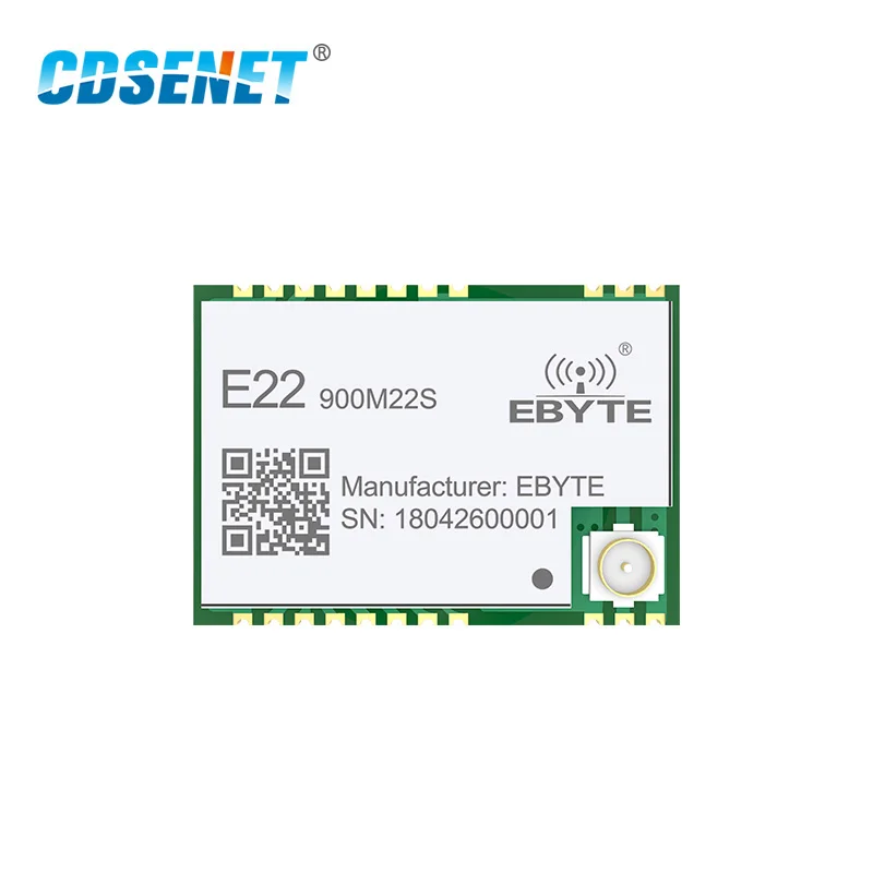 Беспроводной радиочастотный модуль SX1262 LoRa 868 МГц 915 GFSK SMD CDSENET дальность 7 км