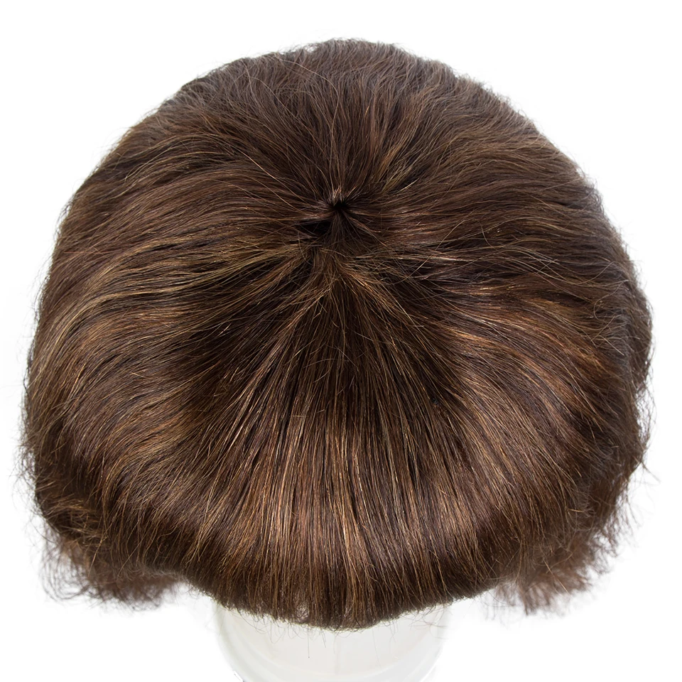 Парики из человеческих волос для женщин парики с волнистыми волосами челкой