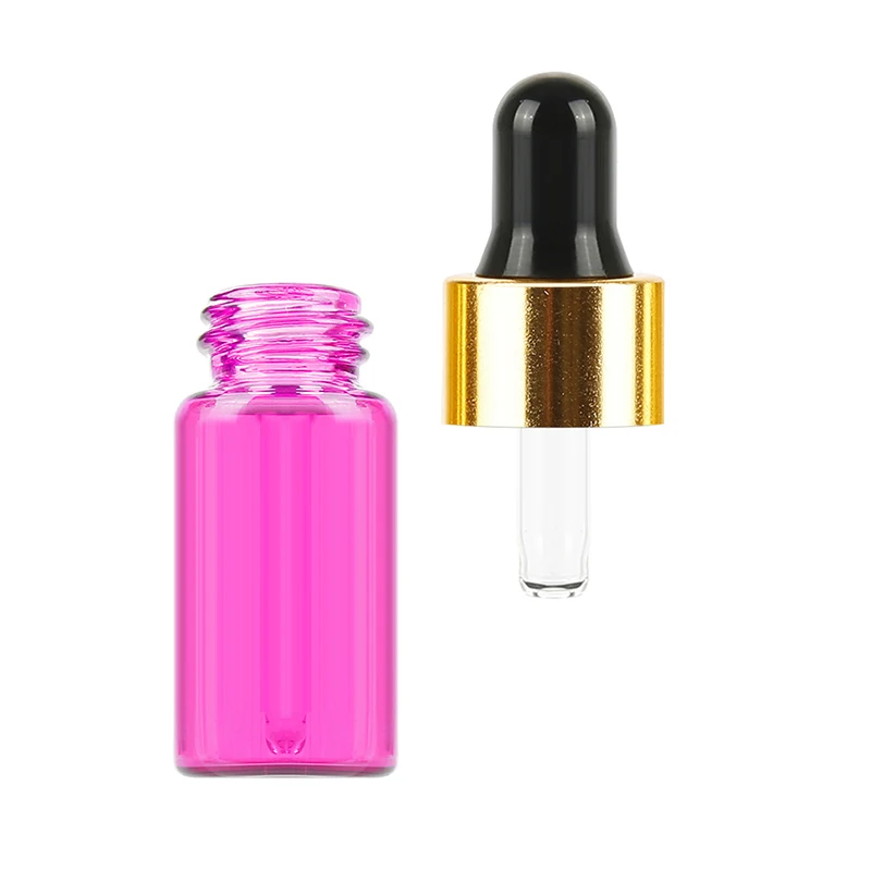 10 шт. серебряная крышка черная силиконовая головка капельница стеклянная