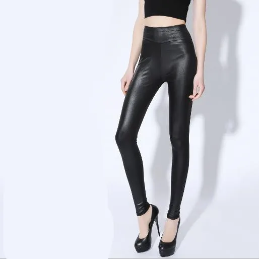 Брюки-Капри женские эластичные с высокой талией в офисном стиле M419 на осень/зиму