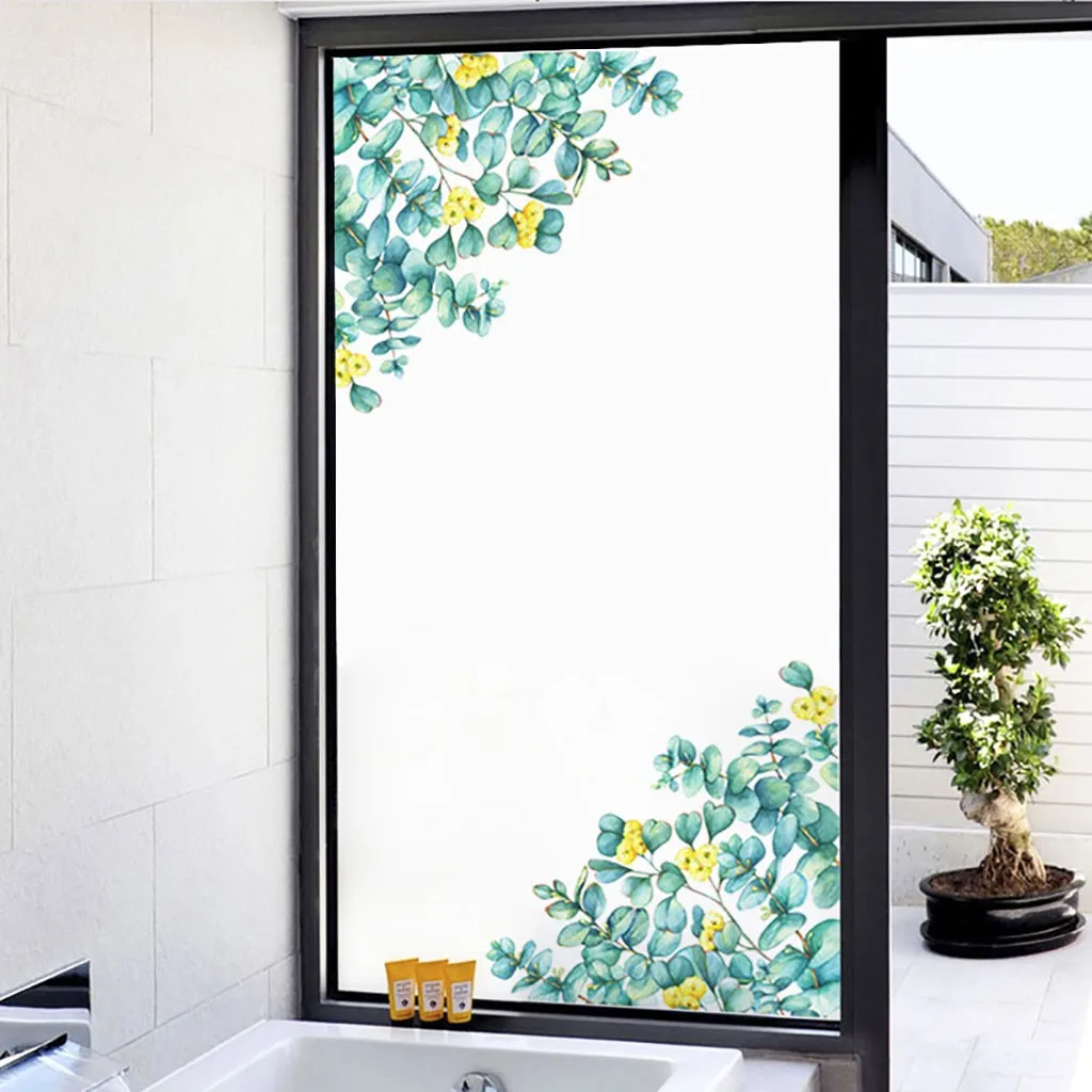 DIY тропические растения и листья наклейки на стену домашняя комната зеленые | Дом