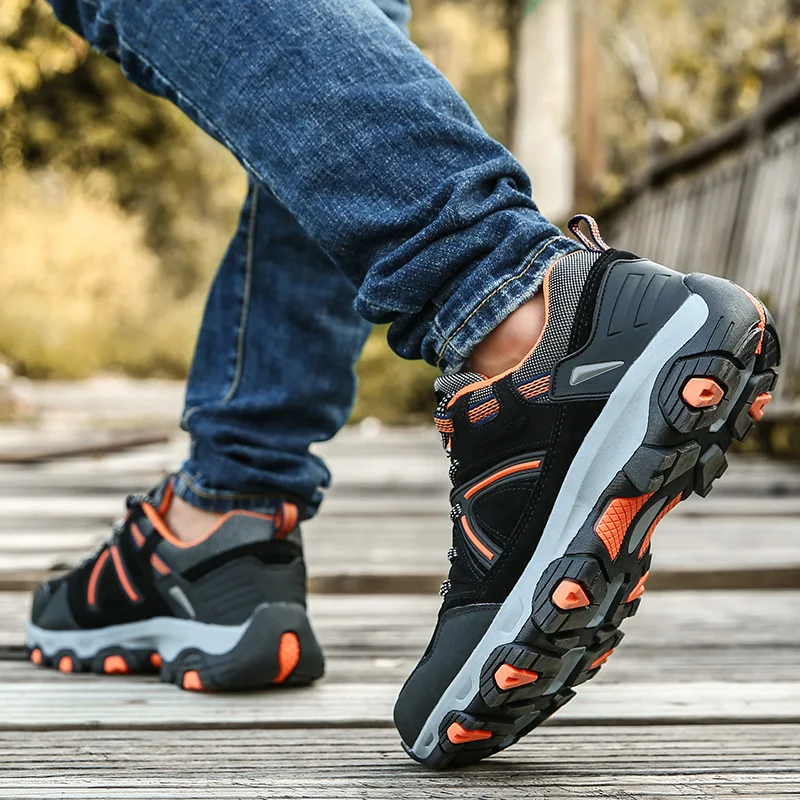 Humtto Мужская походная обувь альпинистские ботинки Противоскользящие горный