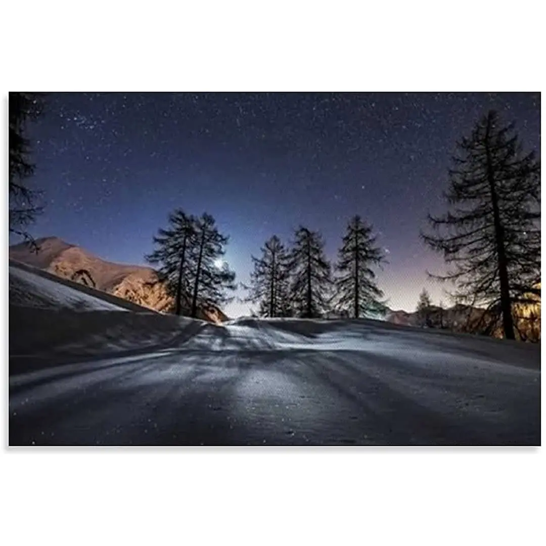 

Настенная картина «Белый снег», фотообои для гостиной, плакаты для спальни, картина 08x12 дюймов (20x30 см)