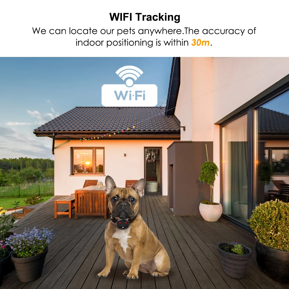 Rastreador Pet gps 4G LTE трекер долгого времени ожидания IP67 Водонепроницаемый трекер домашних животных wifi отслеживание звонка светодиодный мини gps
