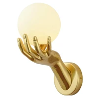 modern personality luxury hand held spherical g9 led wall lamp used in aisle lamp hotel high end villa model lamps