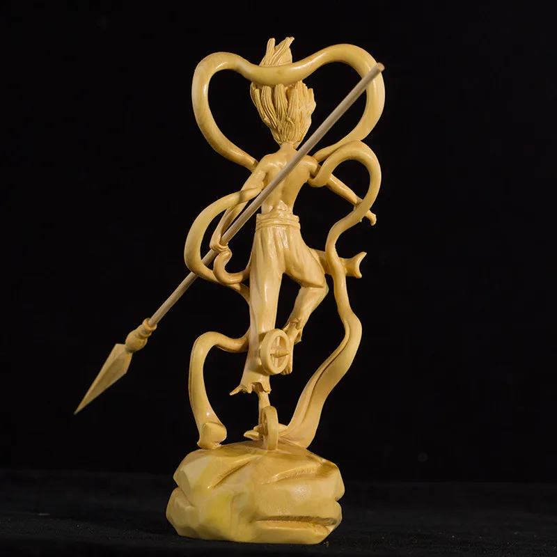 Длинная китайская креативная фигурка WU CHEN, художественная скульптура Ne Zha, фигурка натаку, ремесла из коробки, Коллекционирование украшений... (art.: 3a36aae4396) - 3a36aae4396