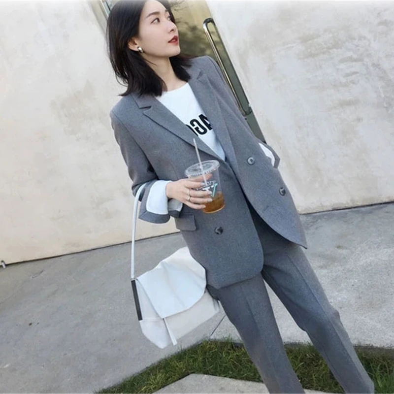 Женский деловой костюм Mozuleva Офисная форма Официальный брючный однобортный