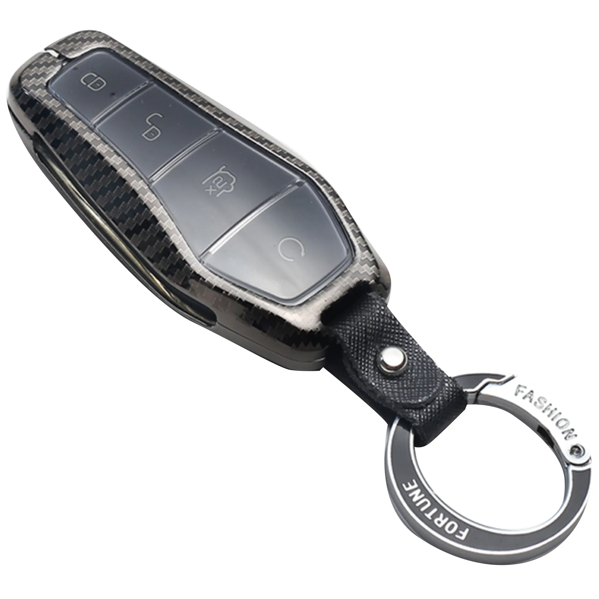 

for BYD PlusF3 F0 S6 Car Accessories Keychain Key Bag Shell for Women and Men Luxury Metal Car Key Case Cover