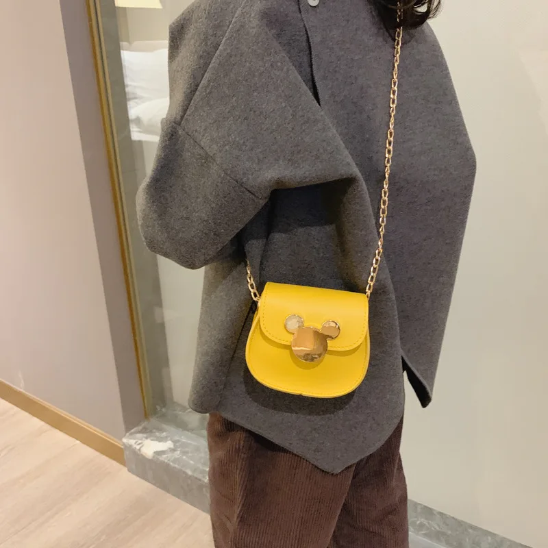 Детская сумка на плечо Disney милая сумочка через с Микки Маусом для девочек и