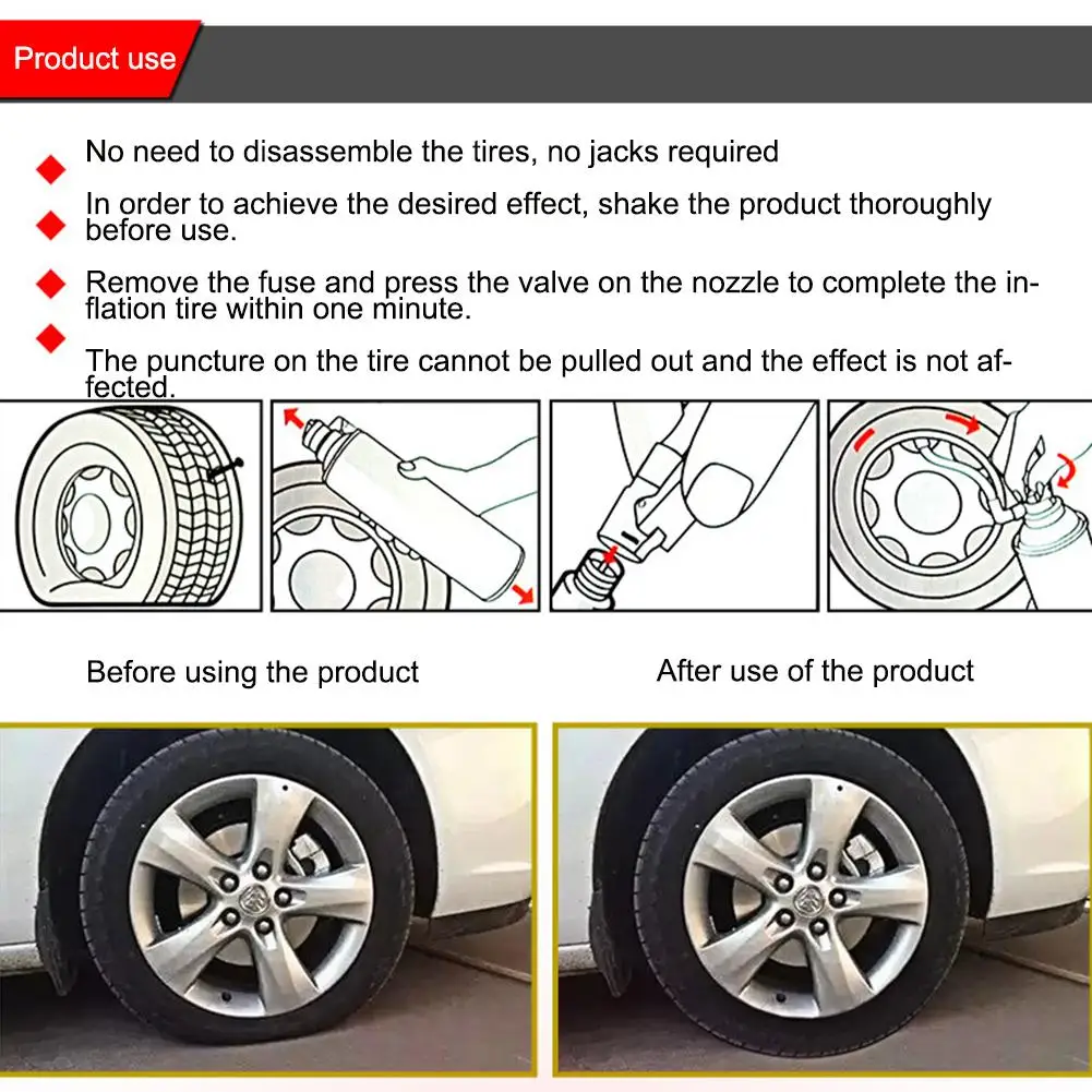 Инструмент для ремонта шин 450 мл герметик жидкости горных велосипедов мотоцикла